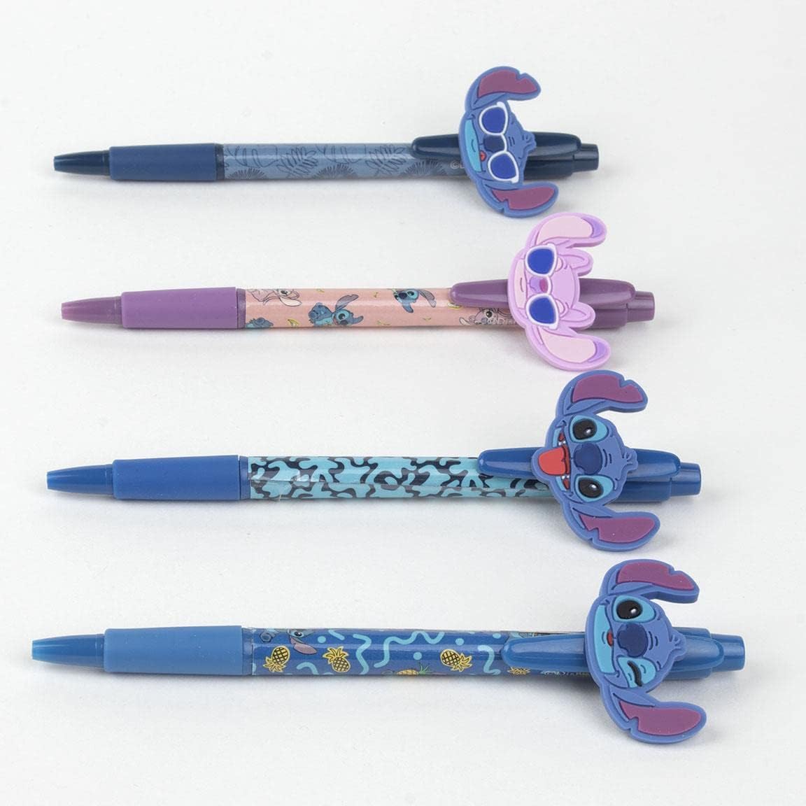Stitch CERDÁ LIFE'S LITTLE MOMENTS - Pack de 4 bolígrafos