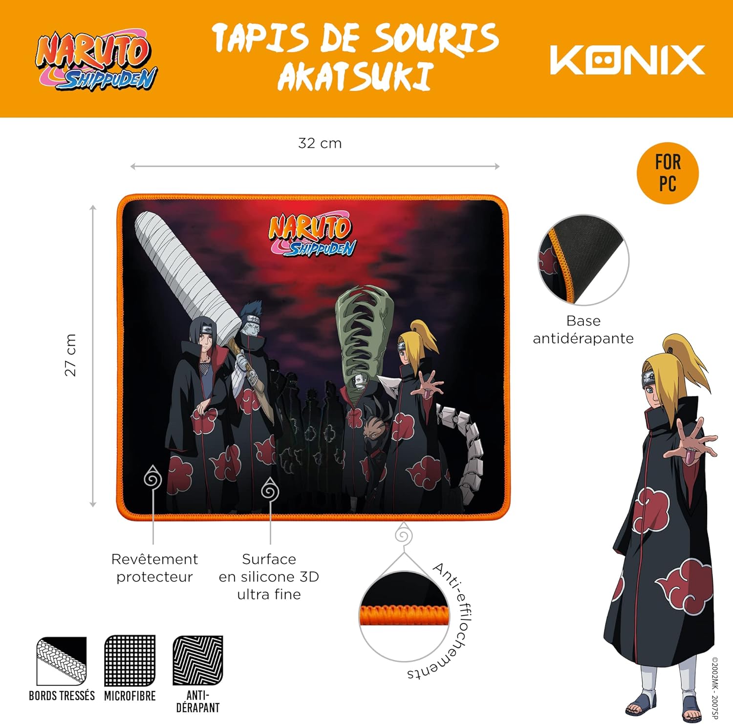 KX NARUTO AKATSUKI MOUSEPAD