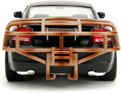 Jada Toys F&F Dodge Charger Heist Car, Fast and Furios, 1:24, Muscle Car, Conocido en la Serie de películas, Color Negro