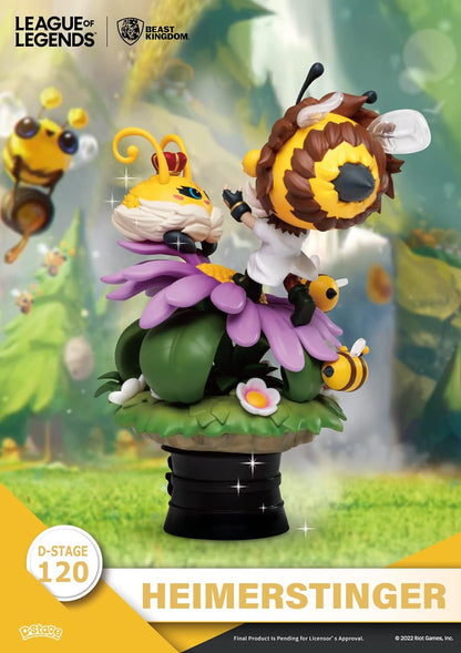 BEAST KINGDOM CO., LTD League of Legends: Nunu, Beelump, and Heimerstinger D-Stage DS-102 Set