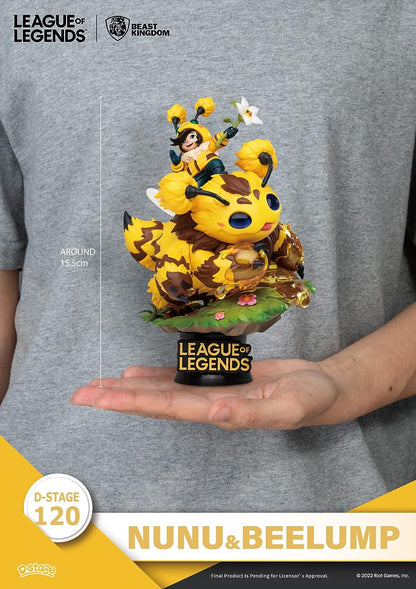 BEAST KINGDOM CO., LTD League of Legends: Nunu, Beelump, and Heimerstinger D-Stage DS-102 Set