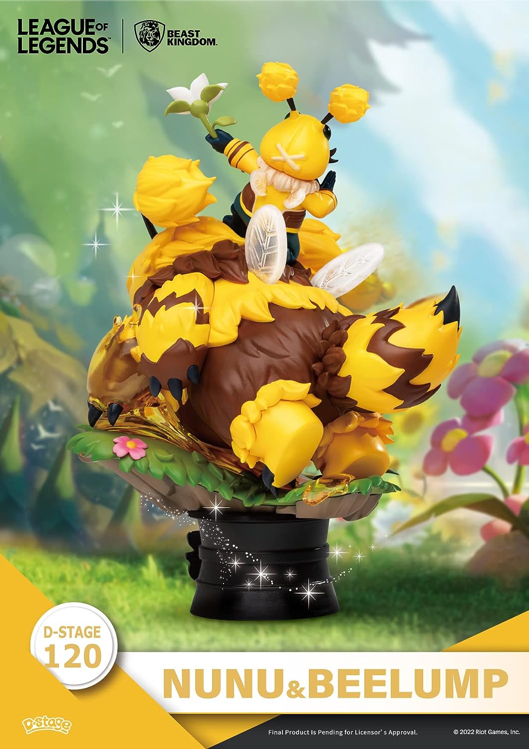 BEAST KINGDOM CO., LTD League of Legends: Nunu, Beelump, and Heimerstinger D-Stage DS-102 Set
