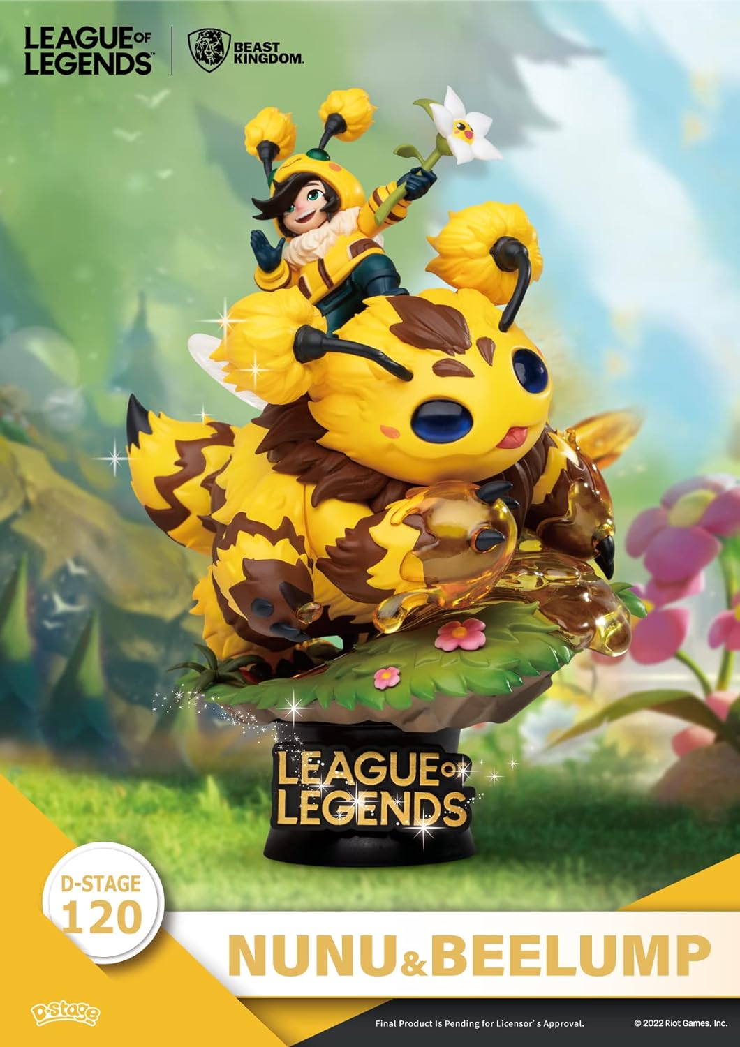 BEAST KINGDOM CO., LTD League of Legends: Nunu, Beelump, and Heimerstinger D-Stage DS-102 Set