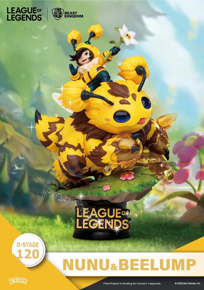 BEAST KINGDOM CO., LTD League of Legends: Nunu, Beelump, and Heimerstinger D-Stage DS-102 Set
