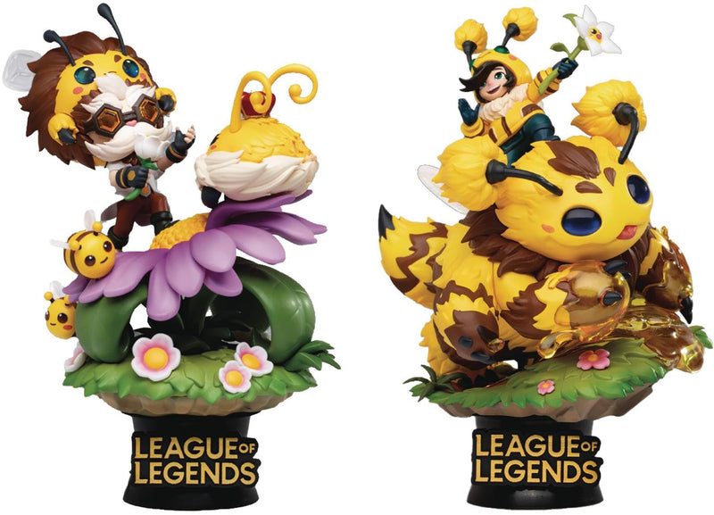 BEAST KINGDOM CO., LTD League of Legends: Nunu, Beelump, and Heimerstinger D-Stage DS-102 Set