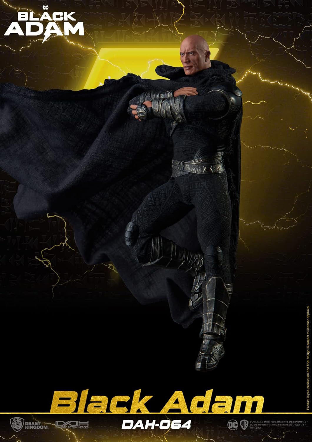 BEAST KINGDOM CO., LTD Black Adam: Black Adam - Dynamic 8-ction Heroes Action Figure