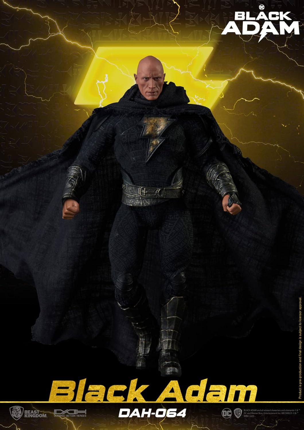BEAST KINGDOM CO., LTD Black Adam: Black Adam - Dynamic 8-ction Heroes Action Figure