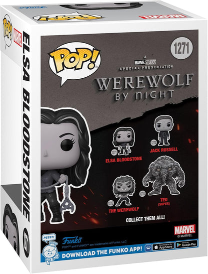 Funko POP! Marvel: Werewolf By Night - Elsa Bloodstone With Ravensclaw - Werewolf By Night - Collectable Vinyl Figure - Gift Idea - Official Merchandise - Toys for Kids & Adults - TV Fans