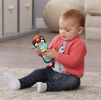 VTech Super Telecomando Parlante, Telecomando Interattivo per Neonati, Impara i Numeri e l'Alfabeto Insieme a Scout, Oltre 100 Canzoni per Bambini, Lingua Italiana, Batterie Incluse, 9-36 Mesi
