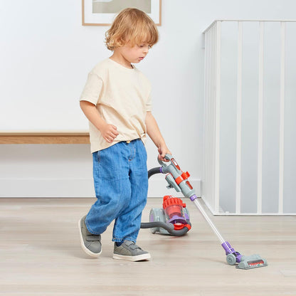 Casdon Dyson DC22 Vacuum Cleaner | Toy Dyson DC22 Vacuum Cleaner & Henry Cleaning Trolley | Henry-Inspired Toy Cleaning Trolley For Children Aged 3+ | Wheels Around From Room To Room!