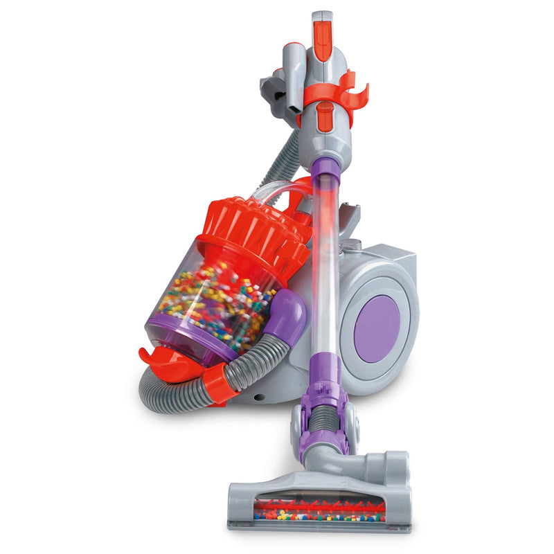 Casdon Dyson DC22 Vacuum Cleaner | Toy Dyson DC22 Vacuum Cleaner & Henry Cleaning Trolley | Henry-Inspired Toy Cleaning Trolley For Children Aged 3+ | Wheels Around From Room To Room!