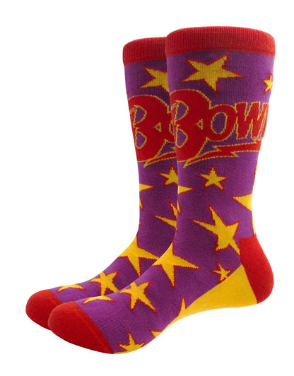 David Bowie Unisex Adult Stars Infill Socks
