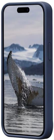 Dbramante1928 Monaco - Back Cover For Mobile Phone - Magsafe Compatibility - Plastic, Silicone - Pacific Blue - For Appl