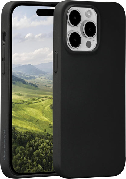 dbramante1928 Monaco MagSafe Case for iPhone 15 Pro, Night Black