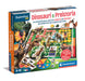 Clementoni- Sapientino più prehistoria Educativo de 6 años, Mesa para niños, Juego, cuestionarios sobre Dinosaurios, Fabricado en Italia, Color Italiano (16599