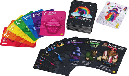 GOLIATH Rainbow Pirates Card Game Party Game 2-5 Players 7+ Years Italian Edition