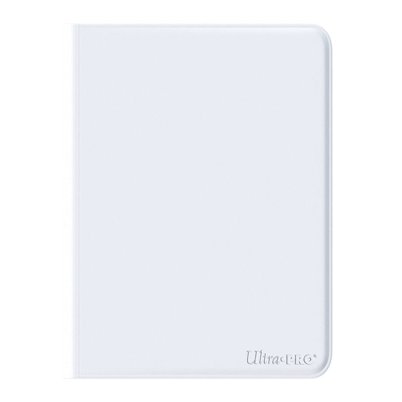 Ultra PRO - Vivid 12-Pocket Zippered PRO-Binder: White - Protect 480 Standard Size Cards In Side Loading Pockets, Protect Valuable Sports Cards & Collectible Trading Cards