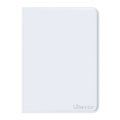 Ultra PRO - Vivid 9-Pocket Zippered PRO-Binder: White - Protect 360 Standard Size Cards In Side Loading Pockets, Protect Valuable Sports Cards & Collectible Trading Cards