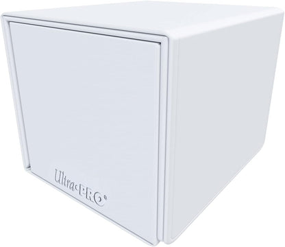 Ultra Pro - Vivid Alcove Edge White: Protect & Store Valuable Cards Deck Box for Pokemon/Magic/YuGiOh Cards, Sports Cards, Baseball Cards, Collectible Card Storage Deck Box