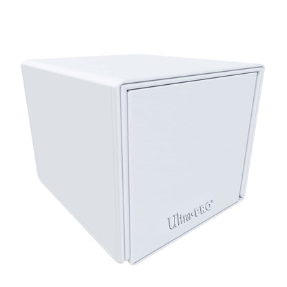 Ultra Pro - Vivid Alcove Edge White: Protect & Store Valuable Cards Deck Box for Pokemon/Magic/YuGiOh Cards, Sports Cards, Baseball Cards, Collectible Card Storage Deck Box