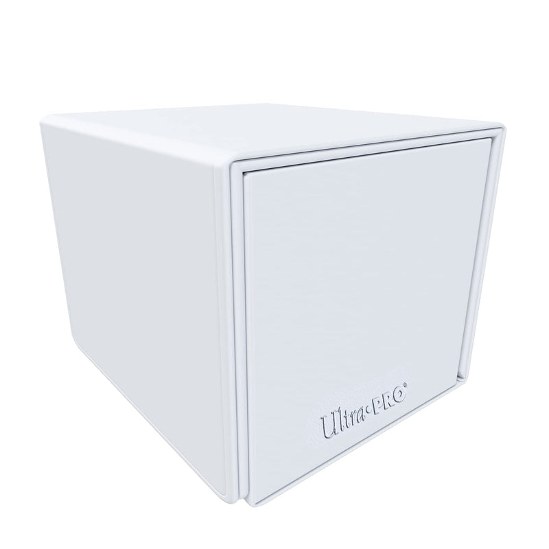 Ultra Pro - Vivid Alcove Edge White: Protect & Store Valuable Cards Deck Box for Pokemon/Magic/YuGiOh Cards, Sports Cards, Baseball Cards, Collectible Card Storage Deck Box