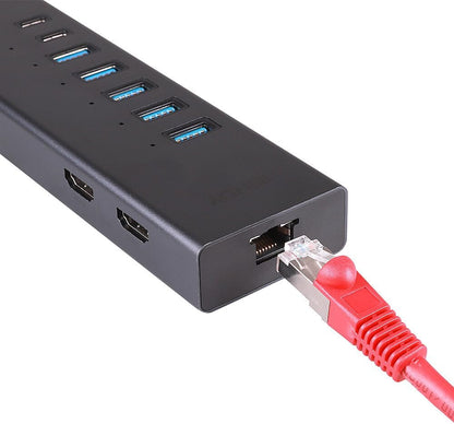 Lindy 43373 DST-Mini Duo, Mini Docking Station for USB-C 2X 4K HDMI Laptops