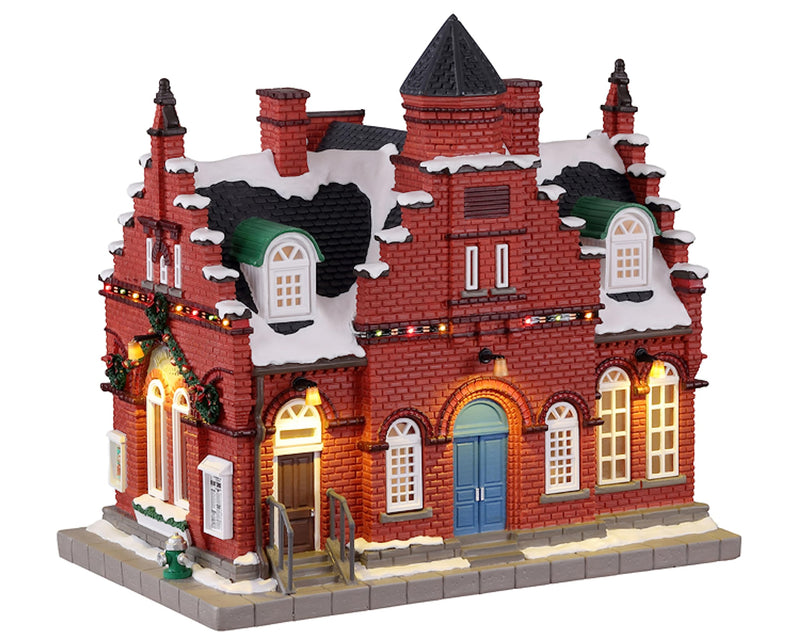 Lemax 15808-UK Norman Rockwell Lighted Buildings: Town Offices 1884