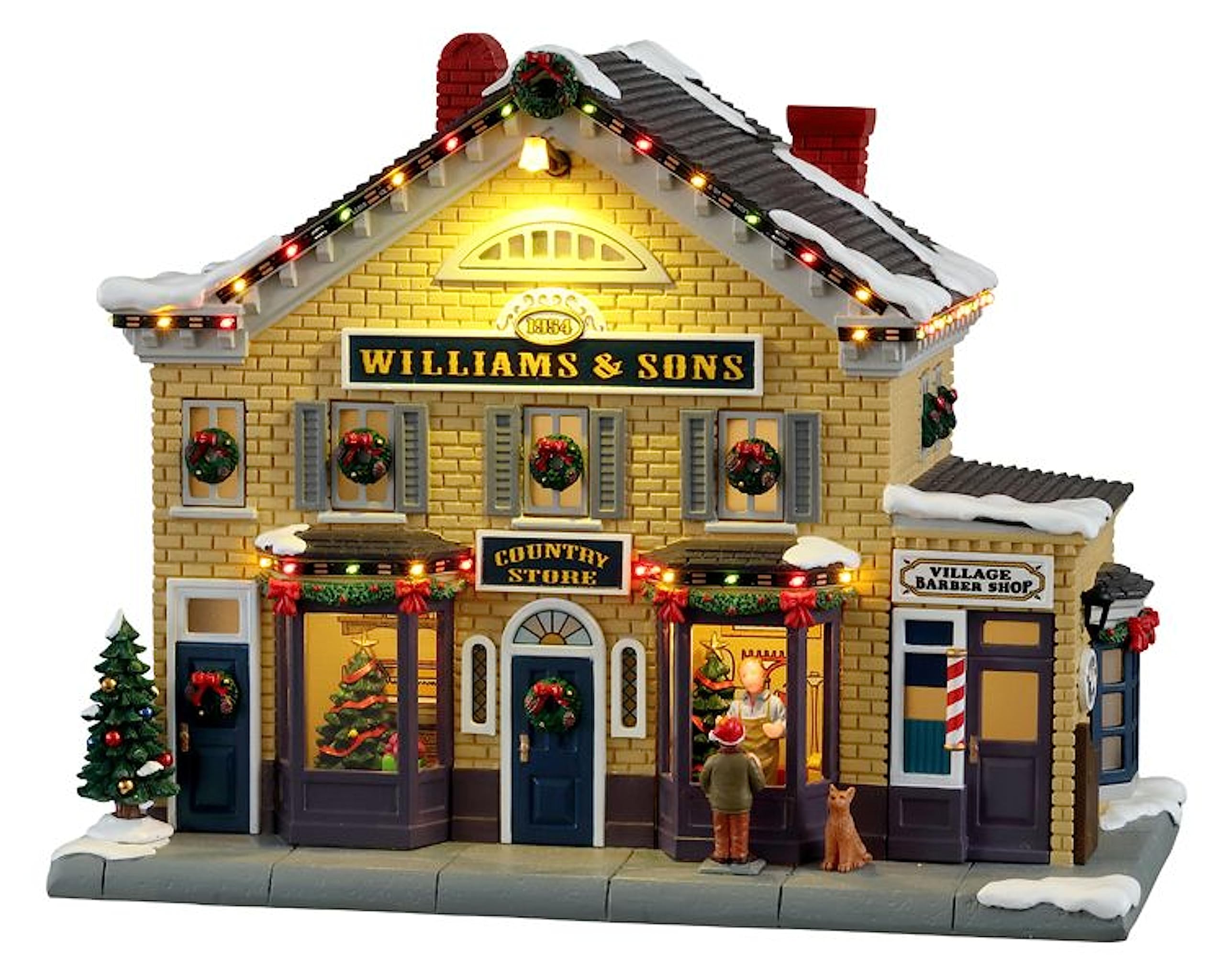 Lemax 15809-UK Norman Rockwell Lighted Buildings: Williams & Sons Country Store