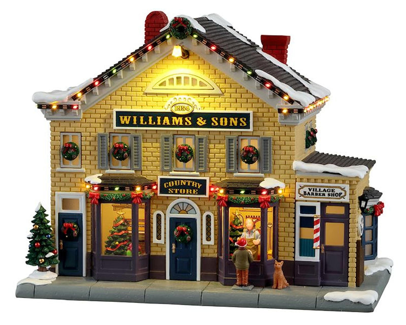 Lemax 15809-UK Norman Rockwell Lighted Buildings: Williams & Sons Country Store