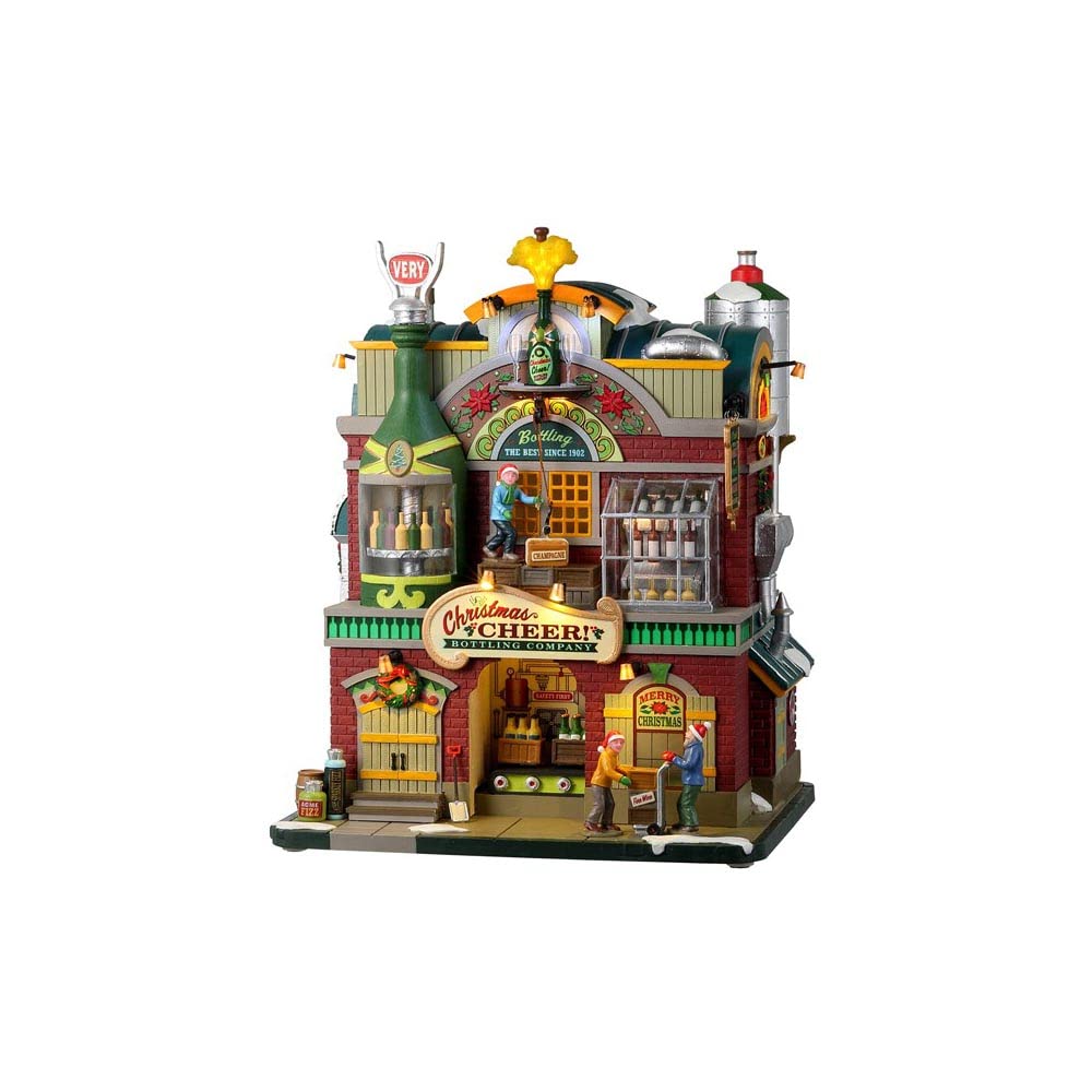 Lemax 25858-UK Caddington Village Sights & Sounds: Christmas Cheer Bottling Company