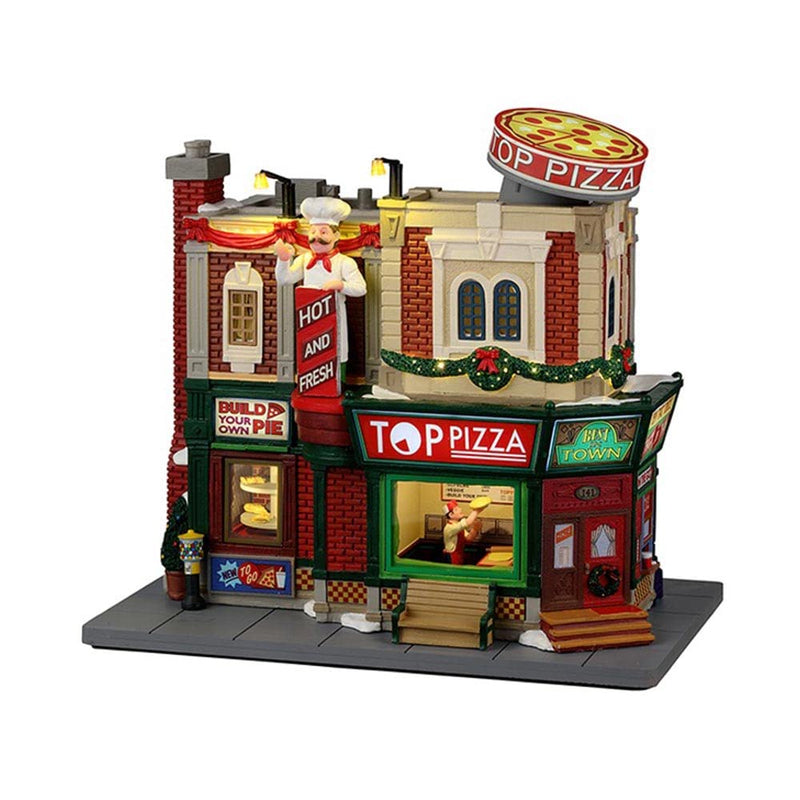 Lemax 25860-UK Harvest Crossing Sights & Sounds: Top Pizza