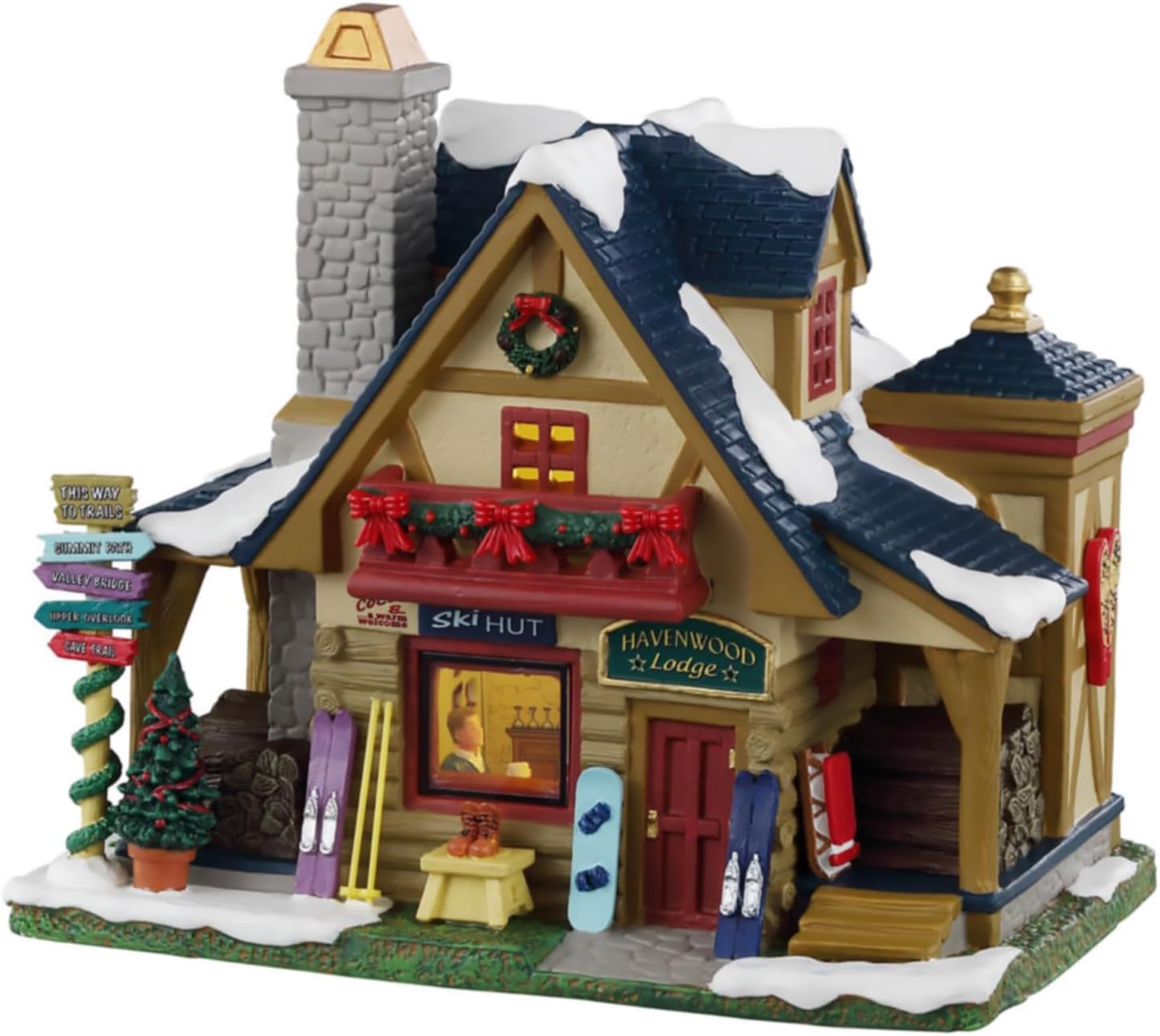 Lemax 35047 Vail Village Lighted Building: Havenwood Lodge, Multicolor, Talla única