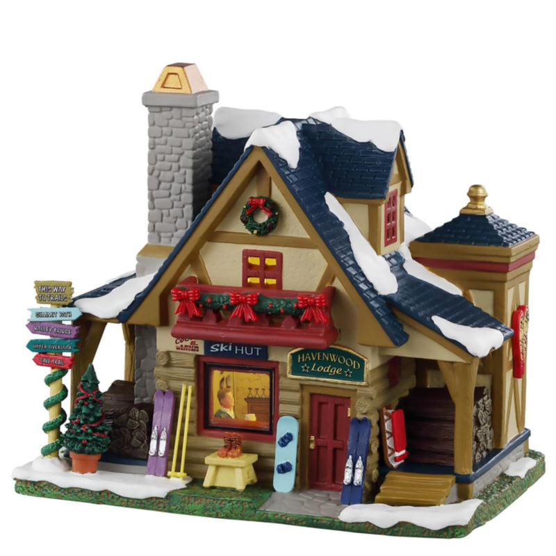 Lemax 35047 Vail Village Lighted Building: Havenwood Lodge, Multicolor, Talla única