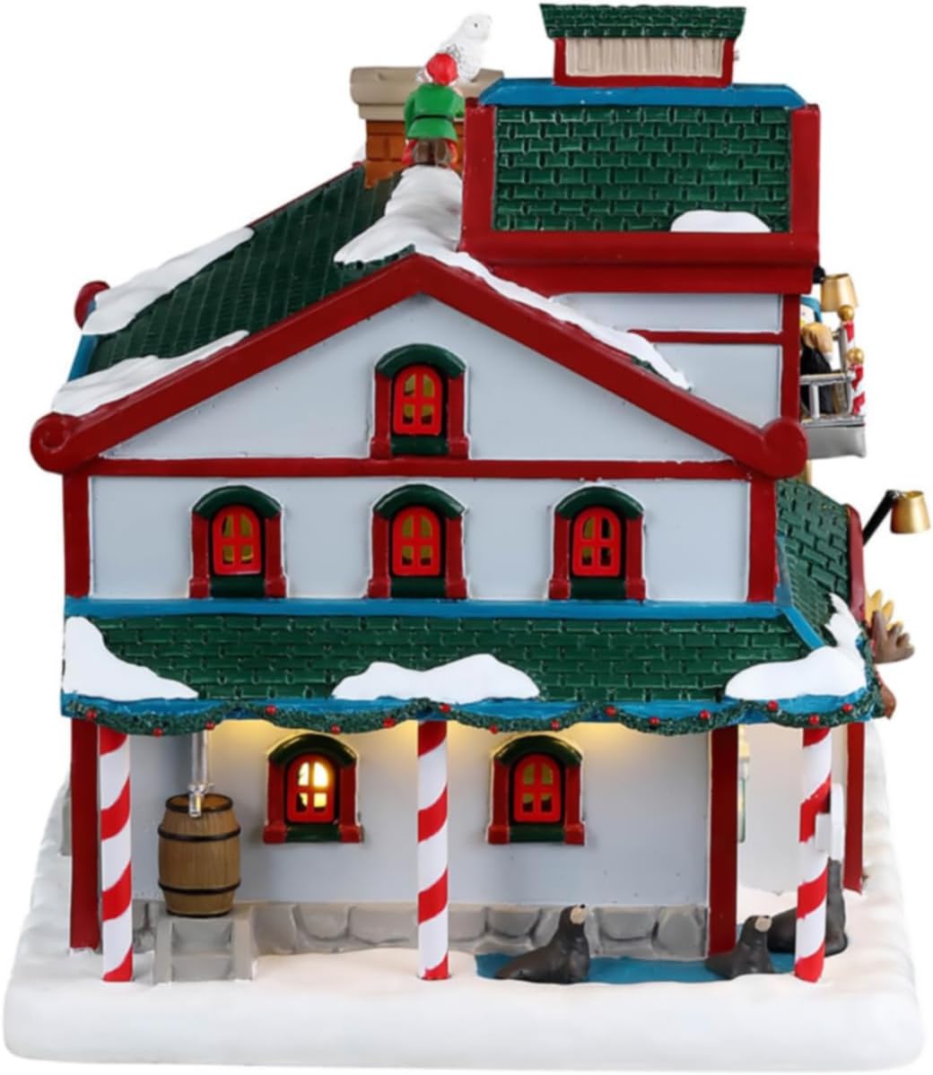 Lemax 35075 Santa's Wonderland Lighted Buildings: Arctic Animal Sanctuary