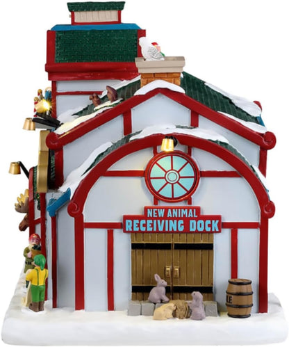 Lemax 35075 Santa's Wonderland Lighted Buildings: Arctic Animal Sanctuary