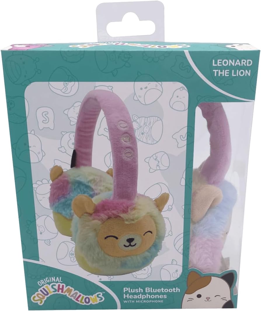 Tura Squishmallows - Plush Bluetooth Headphones - Leonard (608073