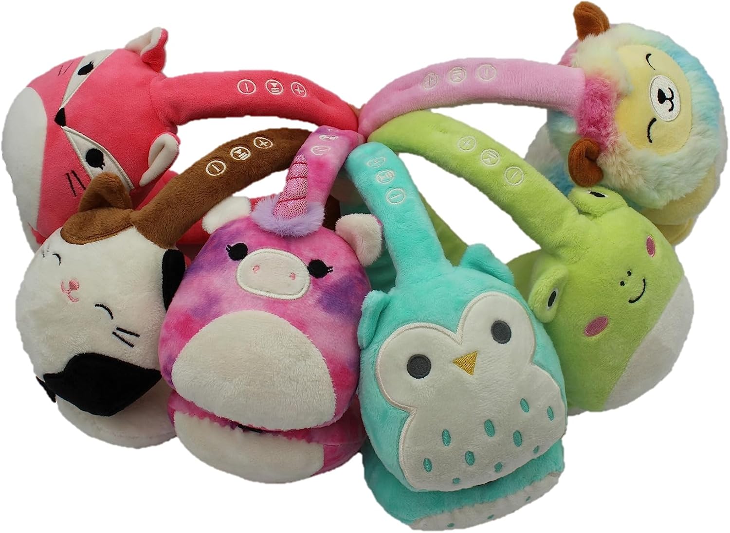 Tura Squishmallows - Plush Bluetooth Headphones - Leonard (608073