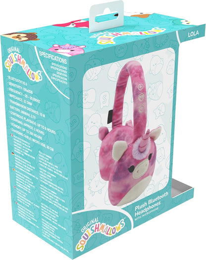 Squishmallows plush Bluetooth headphone - Lola