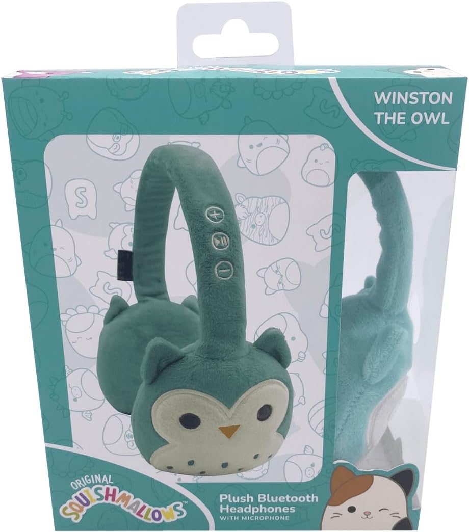 Tura Squishmallows - Plush Bluetooth Headphones - Winston (608075