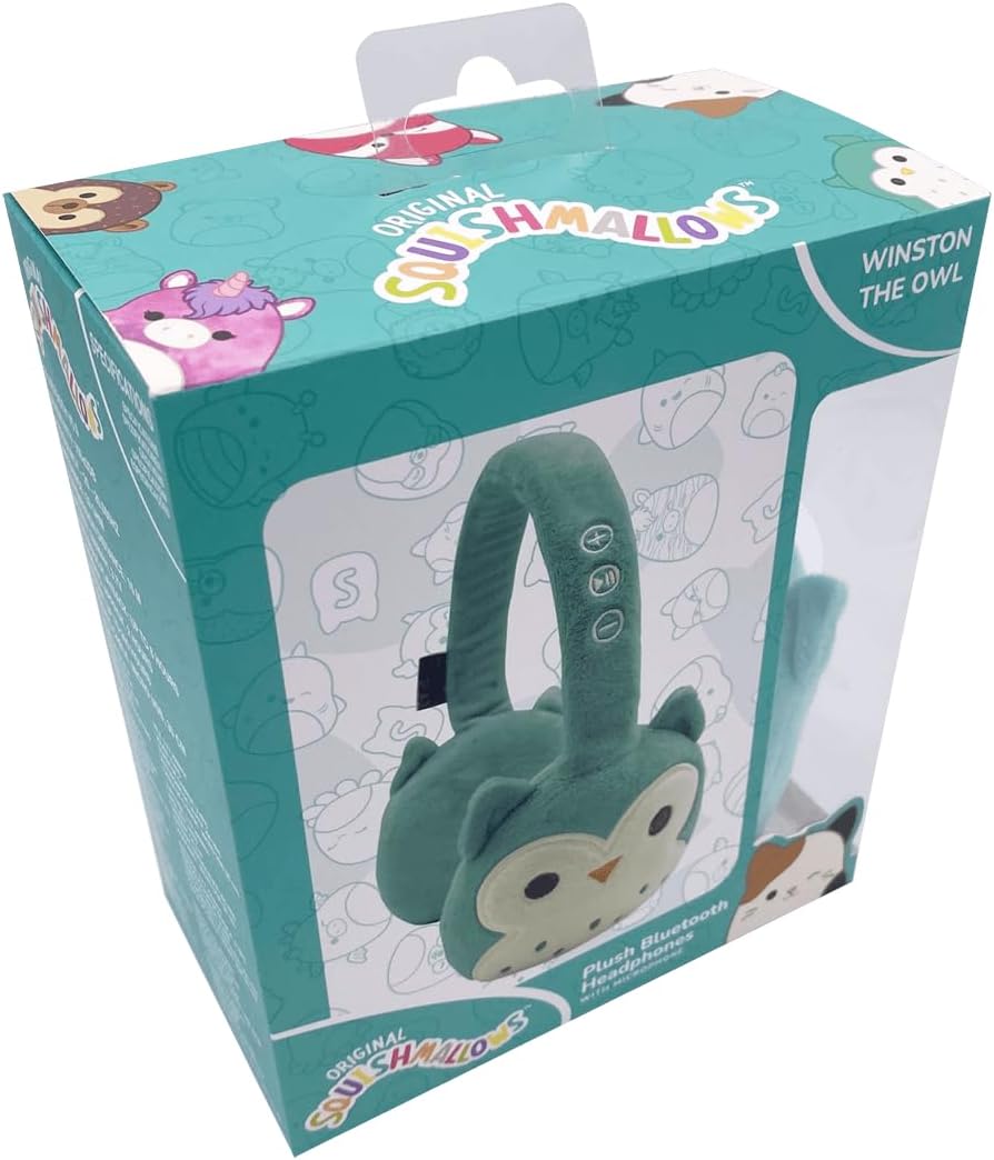 Tura Squishmallows - Plush Bluetooth Headphones - Winston (608075