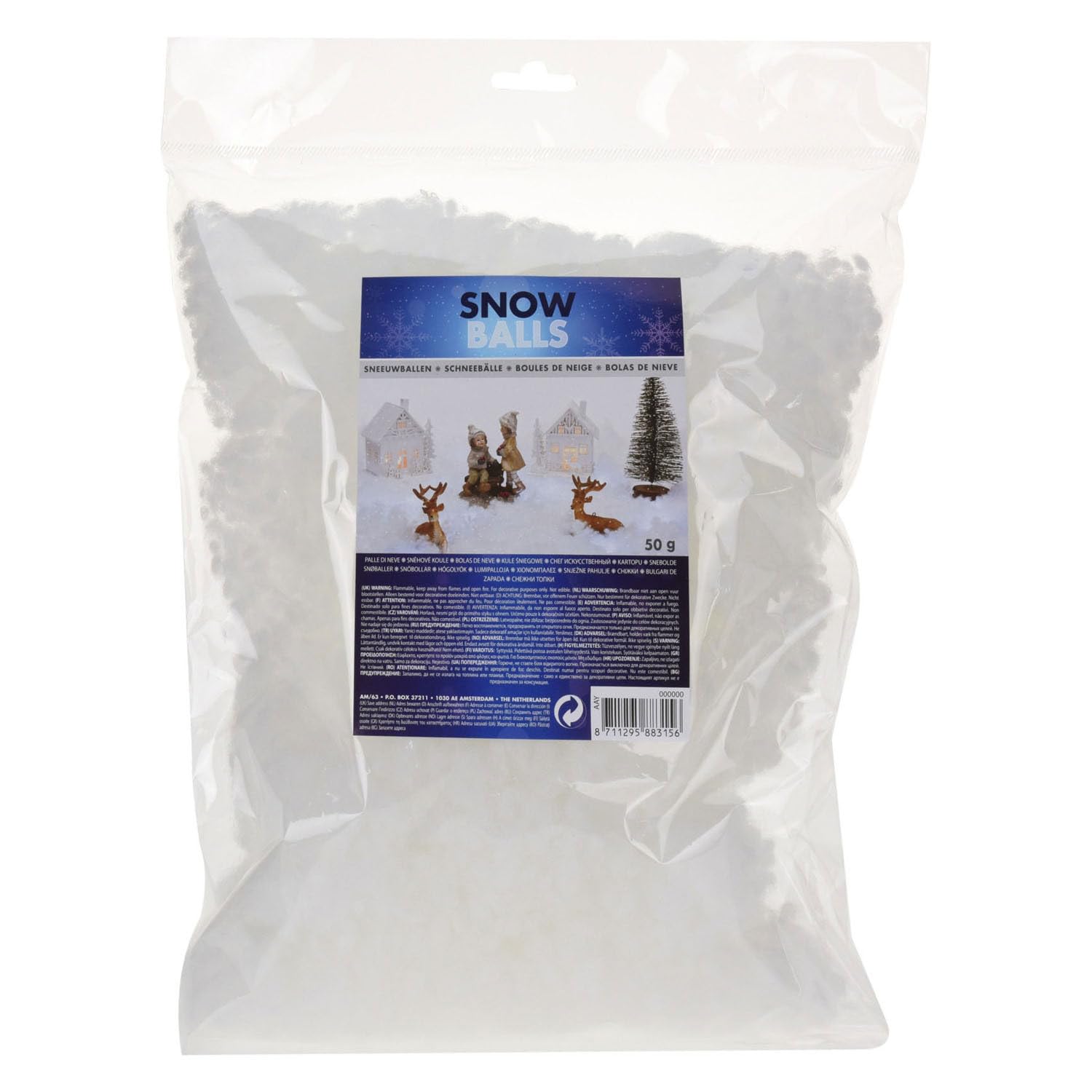 PERAGASHOP Artificial Snow 50GR Christmas Decorations Nativity Decorations