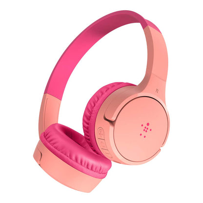 Belkin SoundForm Mini Kids Wireless Headphones with Built in Microphone, On Ear Headsets Girls and Boys For Online Learning, School, Travel Compatible with iPhones, iPads, Galaxy and more