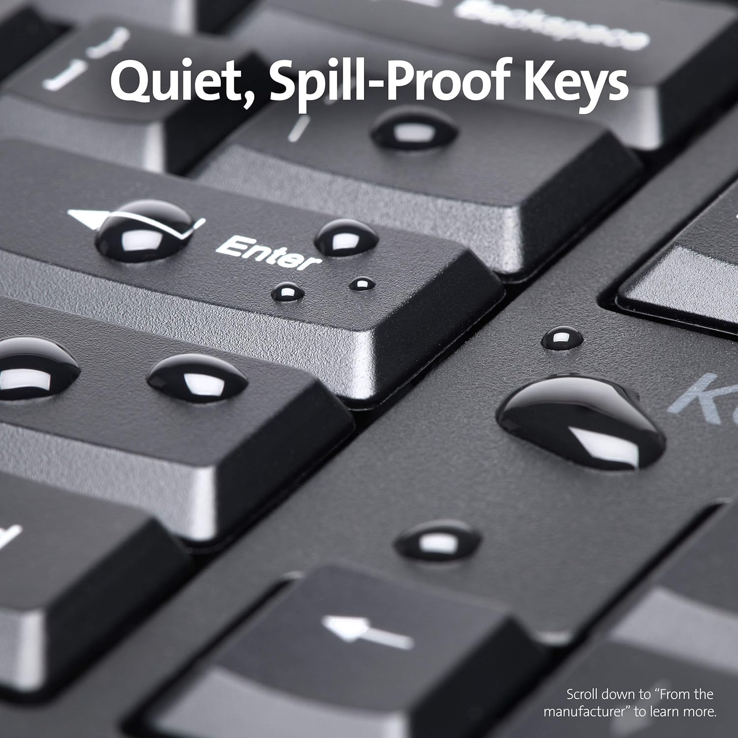 Kensington Pro Fit Ergo Wireless Keyboard, QWERTY keyboard layout, Dual 2.4 GHz and Bluetooth 4.2 technology, Compatible with Chrome OS, macOS and Windows, K75401UK,Black