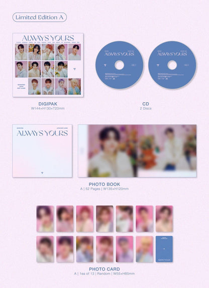 SEVENTEEN JAPAN BEST ALBUM「ALWAYS YOURS」(初回限定盤A)(2枚組)(PHOTO BOOK付
