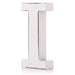 giftwarez Vintage White Wooden I Letter