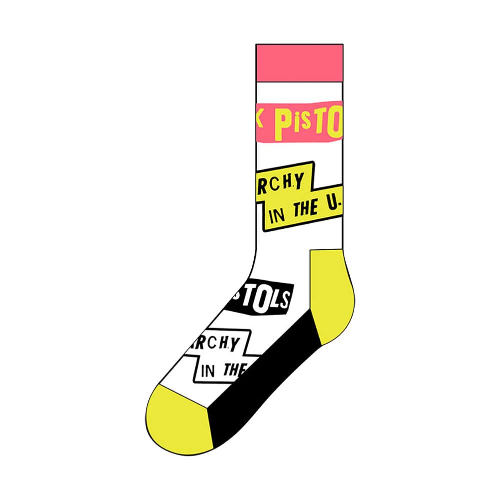 Sex Pistols Anarchy In The UK (US Men's Shoe Size 8-12) Socks