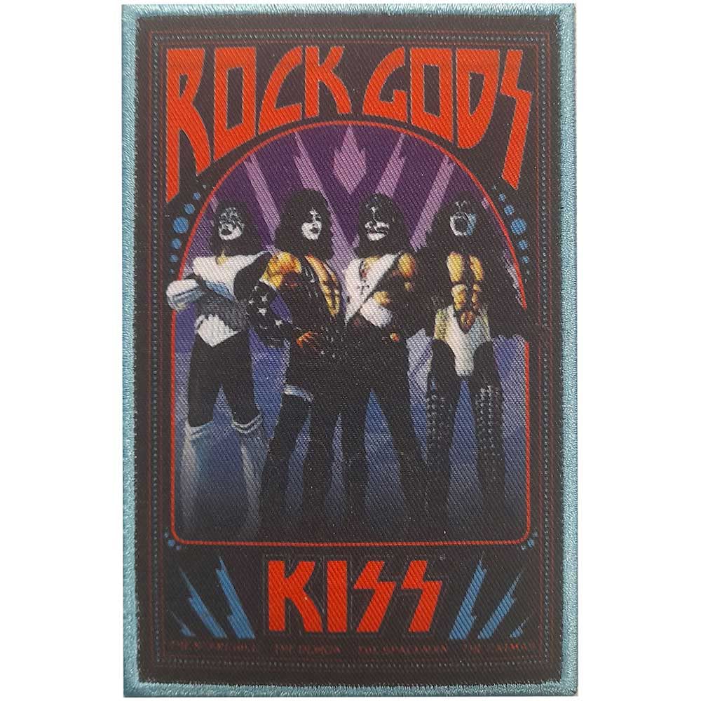 Men's KISS Rock Gods Woven Patch, Multi-colored, One size