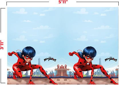 Tovaglia plastica Miraculous Ladybug (180x120cm)