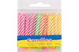 Folat: Candles Ass 2412 Holders. Confezione 24 Candele Colori Assortiti