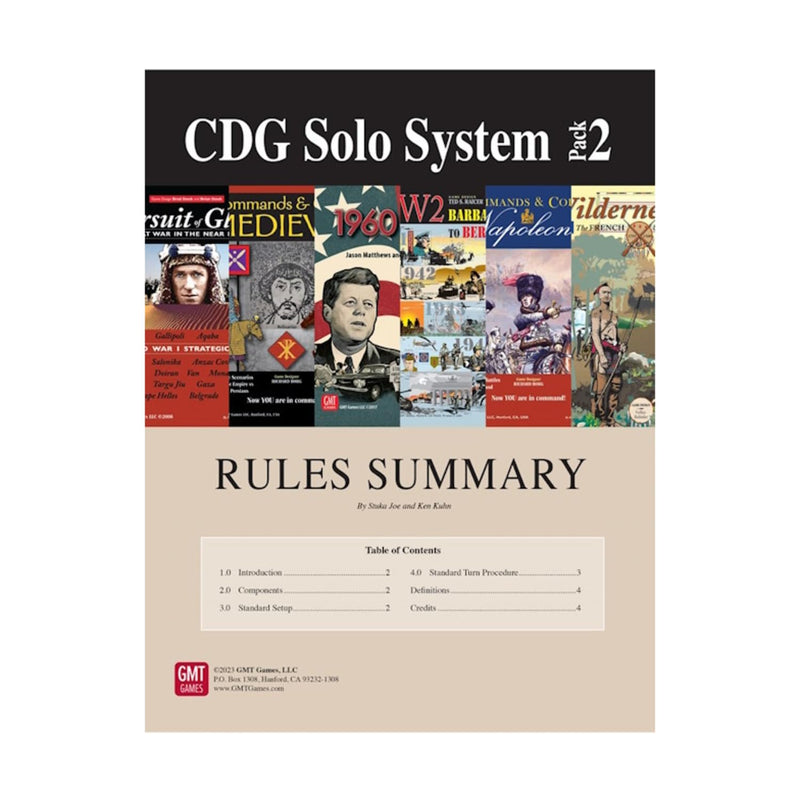 CDG Solo System Pack #2 (Exp.) (engl.